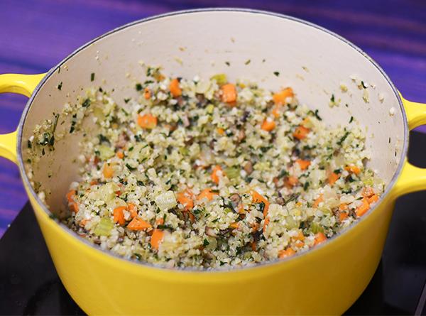 Cauliflower Rice Stuffing - Step 4